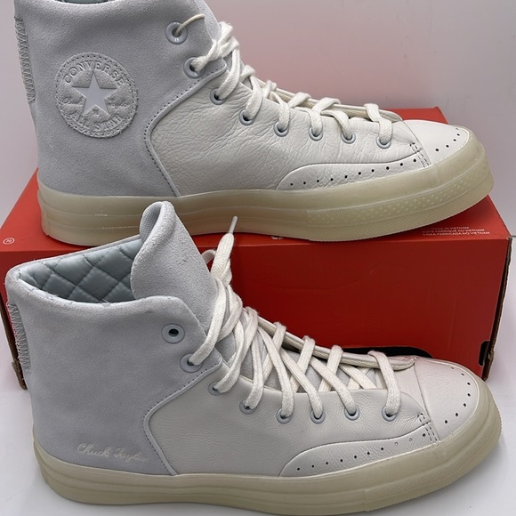 Converse WMNS CHUCK 70 MARQUIS HI VINTAGE WHITE/MOONBATHE A05620C Platforms - Picture 2 of 16